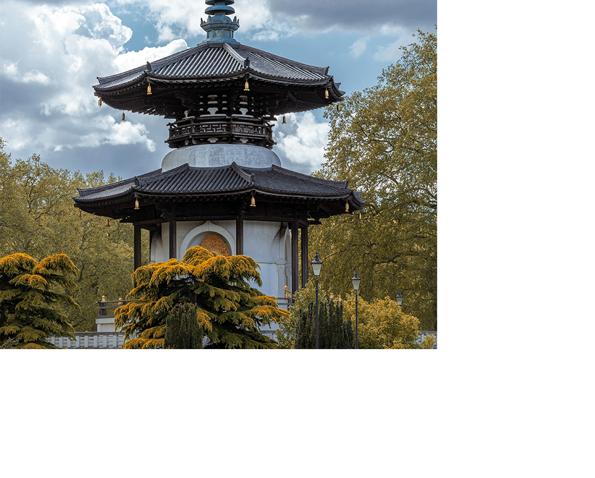 The pagoda in Battersea Park
