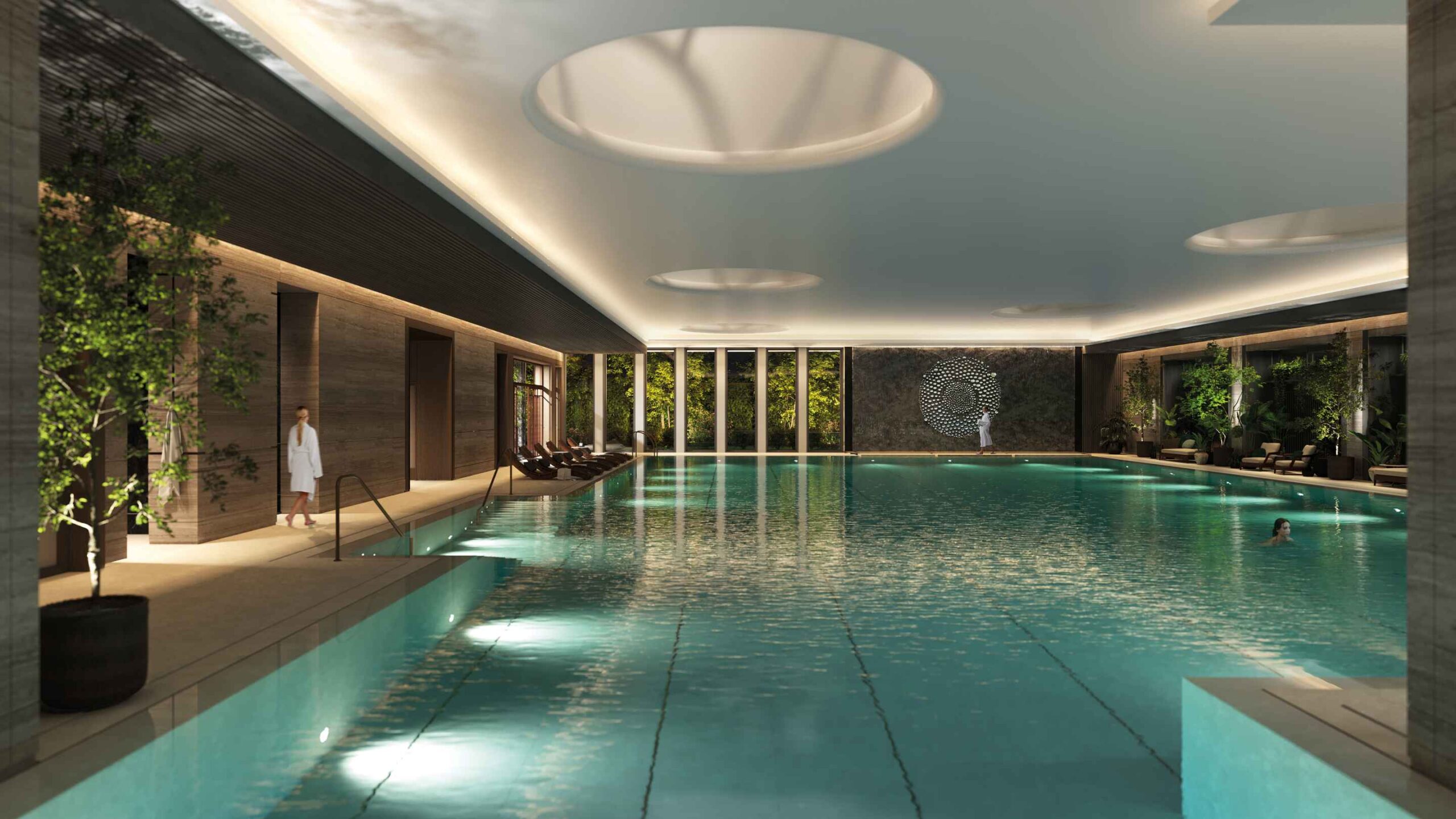 Thames City 30m pool - the largest private indoor pool in London